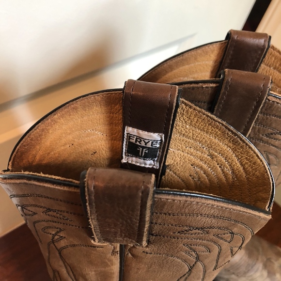 Womens Billy Pull On Western Frye Boots - Picture 8 of 8